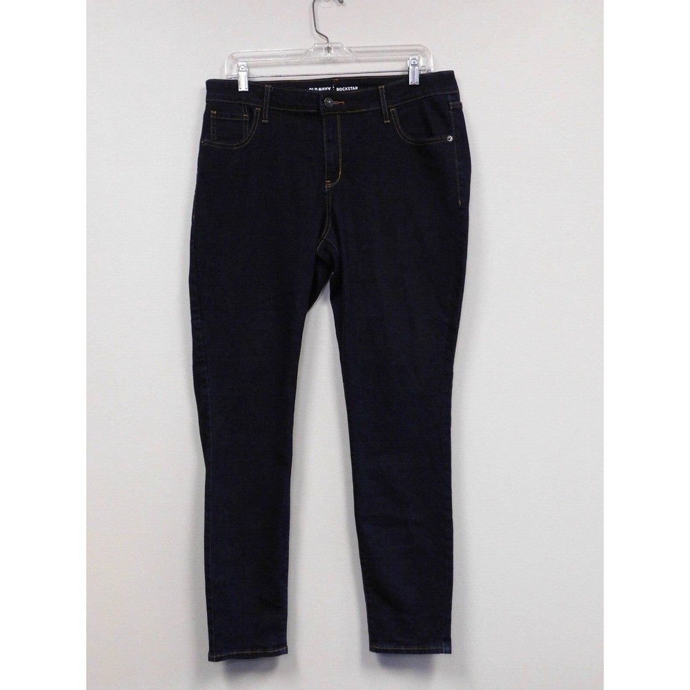 Old Navy‎ Womens Jeans Size 14 Regular Rockstar Mid-Rise  Jeans